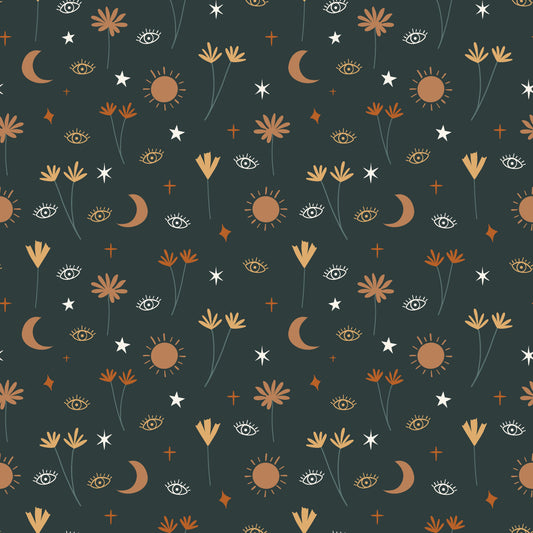 Celestial Flowers 12x12 Patterned Vinyl Sheet