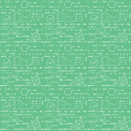 Chalkboard Formula 12x12 Patterned Vinyl Sheet