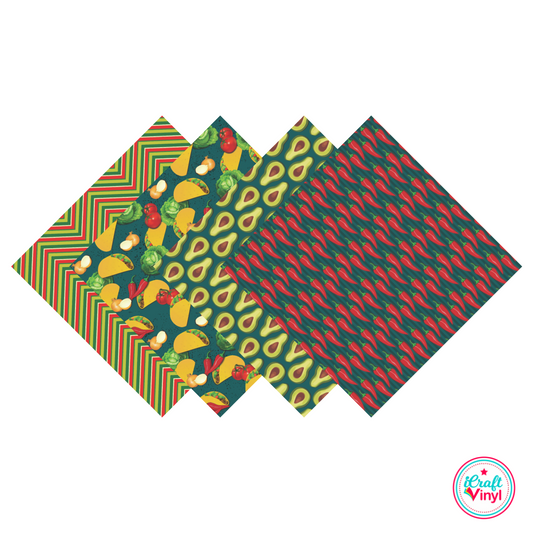 Cinco de Mayo Patterned HTV Pack