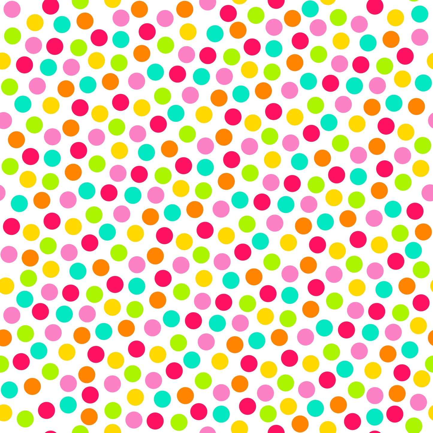 Colorful Polka Dots 12x12 Patterned Vinyl Sheet
