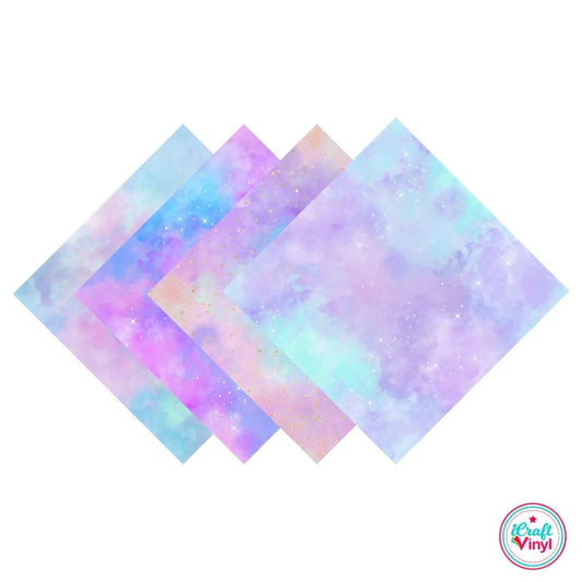 Cotton Candy Skies Patterned Vinyl Pack