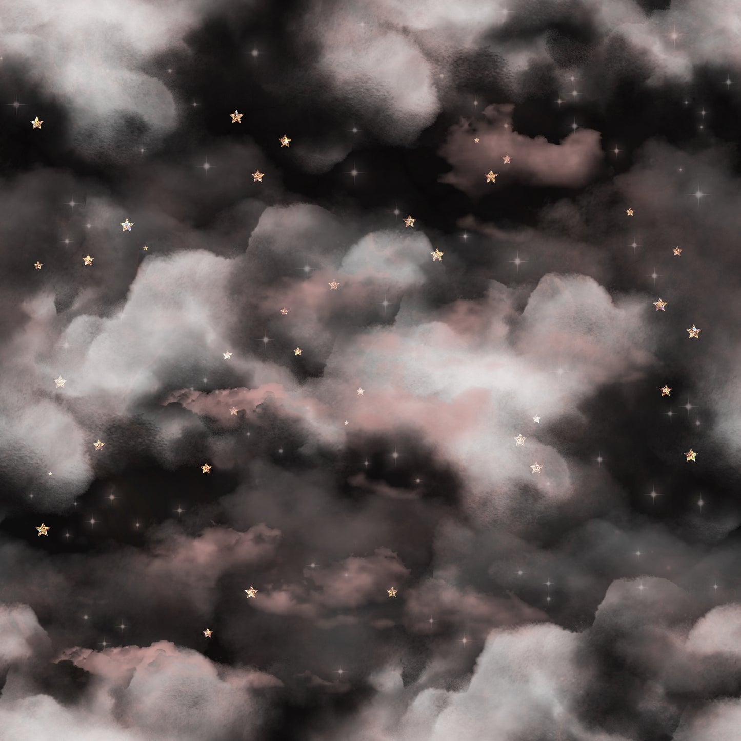 Dark Night's Sky 12x12 Patterned Vinyl Sheet