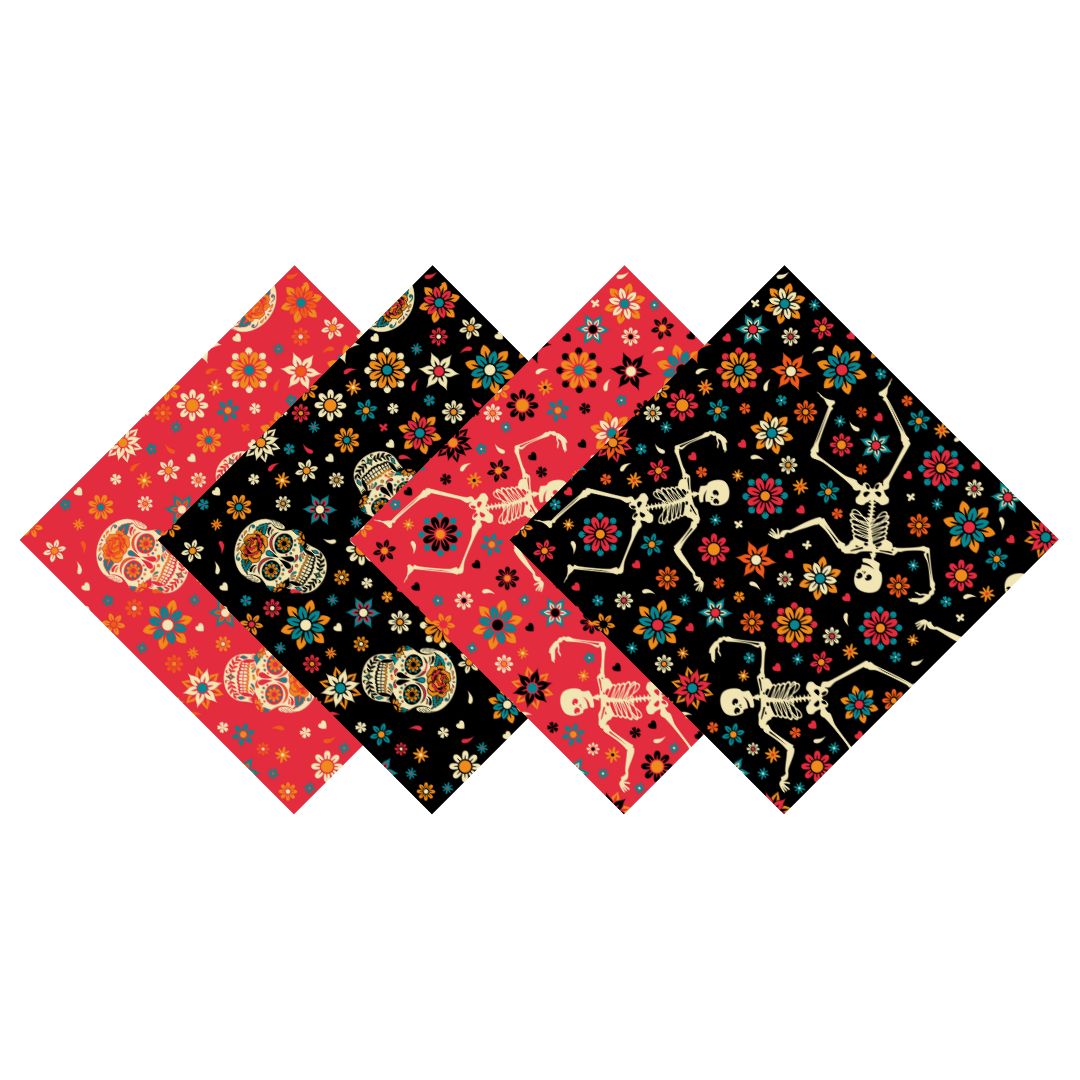 Day of the Dead Patterned Vinyl Pack