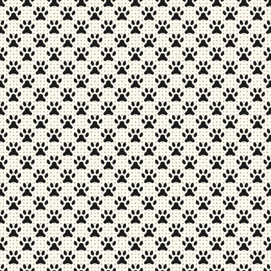 Paw Prints 12x12 Patterned Vinyl Sheet