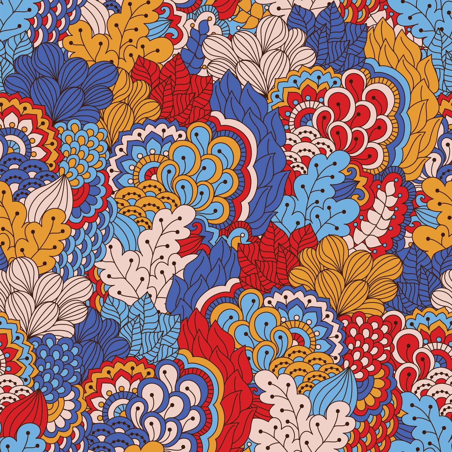 Exotic Florals 12x12 Patterned Vinyl Sheet