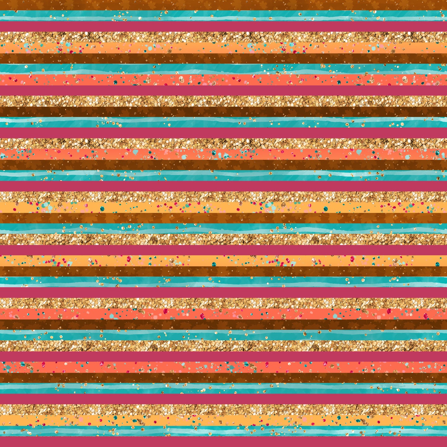 Fall Glitter Stripes 12x12 Patterned Vinyl Sheet