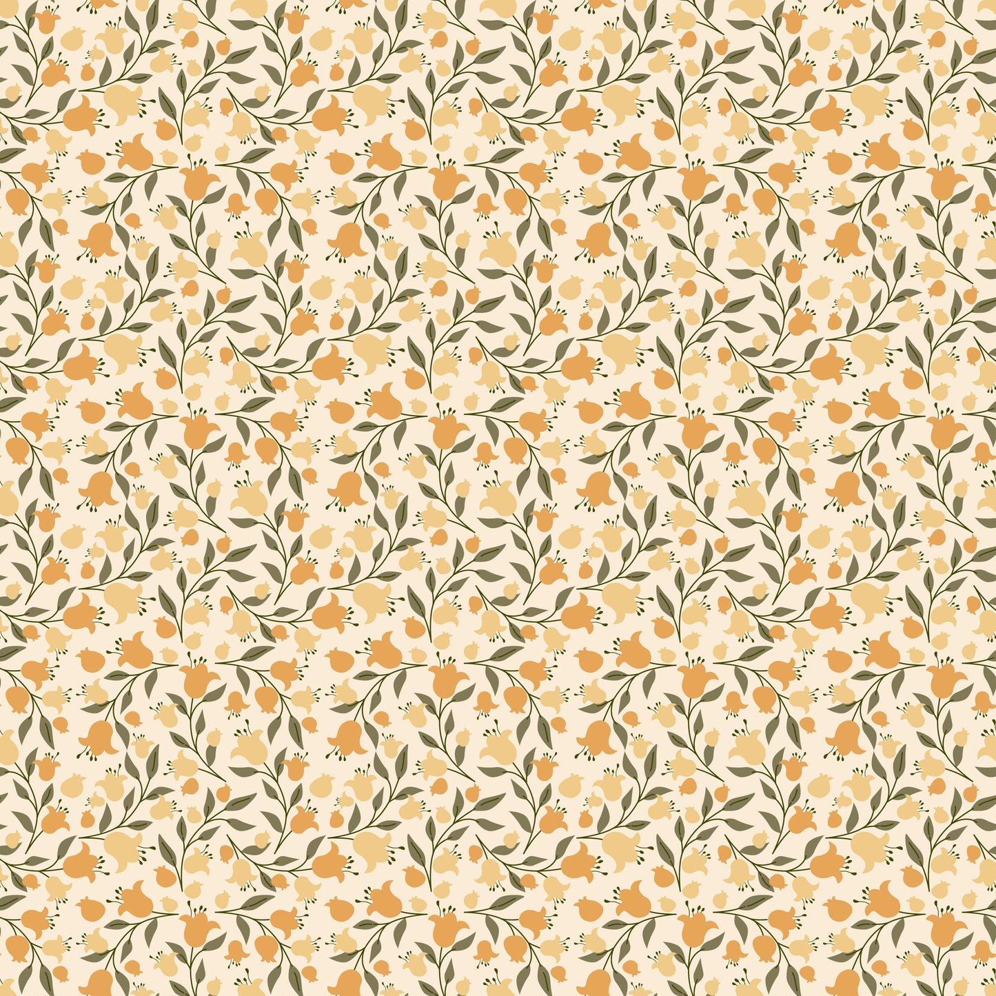 Fall Honey Bells 12x12 Patterned Vinyl Sheet