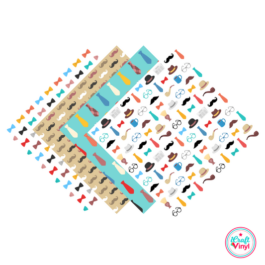 Father's Day Patterned HTV Pack
