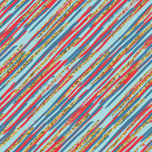 Firework Stripes 12x12 Patterned Vinyl Sheet