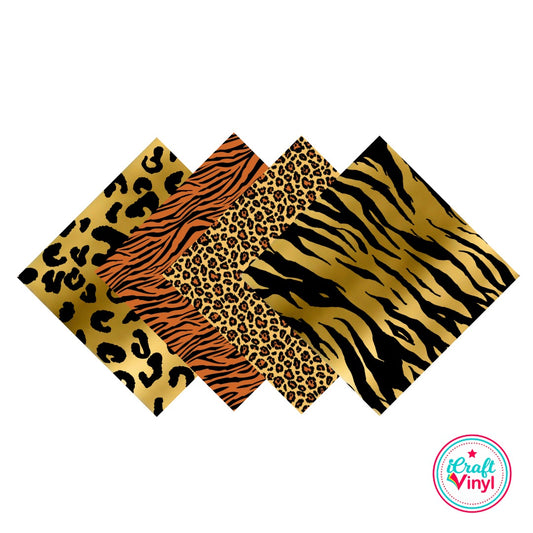 9x12 Cat King Patterned HTV Pack