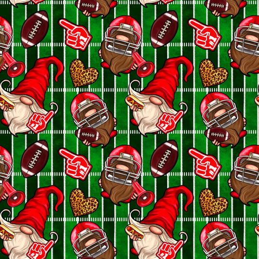 Football Gnomes 12x12 Patterned Vinyl Sheet