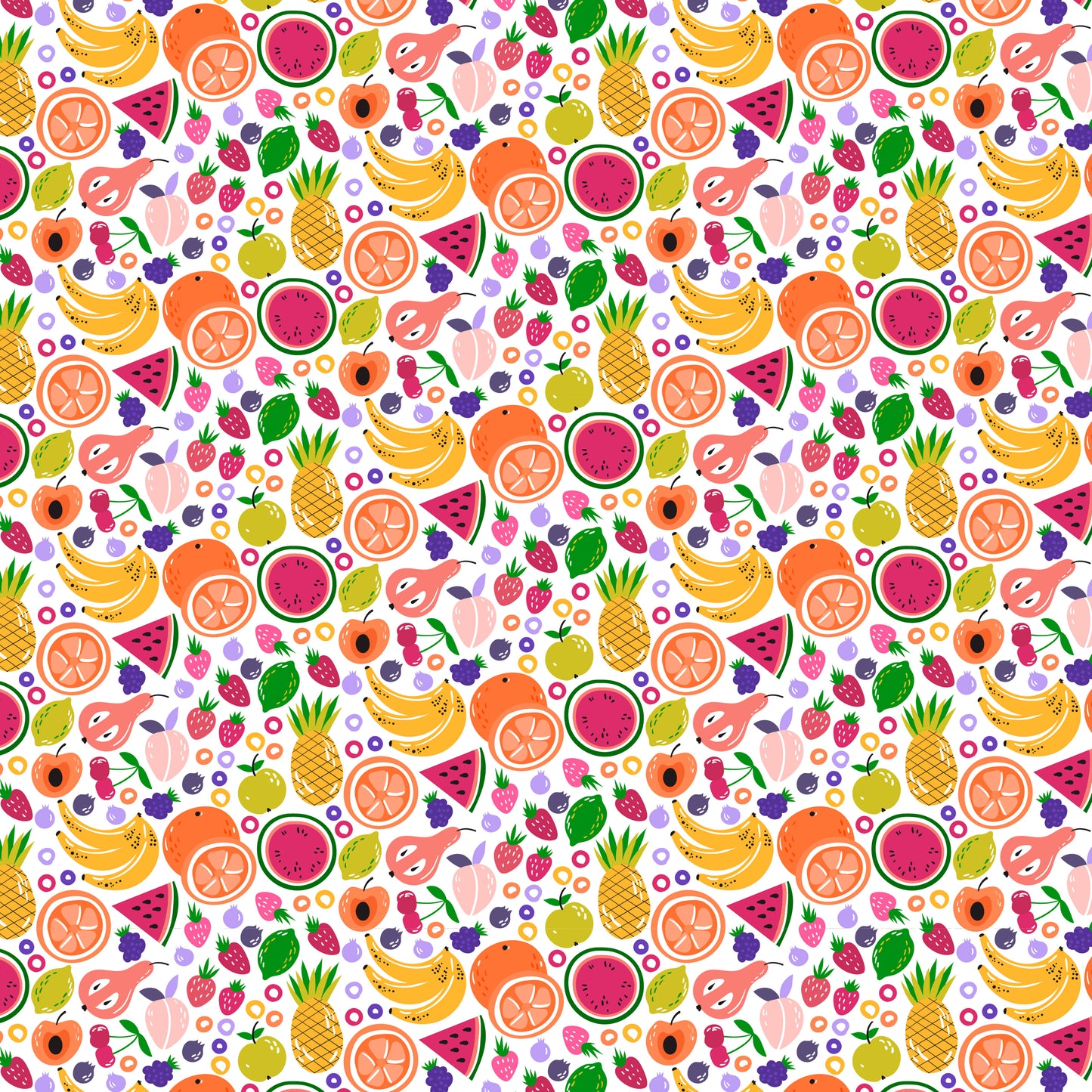 Fruit Salad 12x12 Patterned Vinyl Sheet