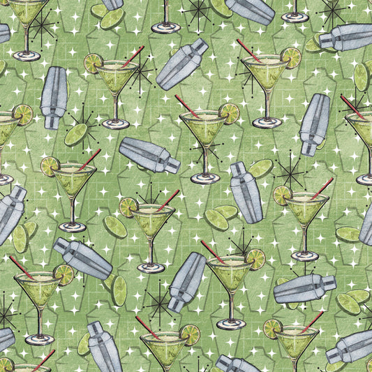 Gimlet Cocktail 12x12 Patterned Vinyl Sheet