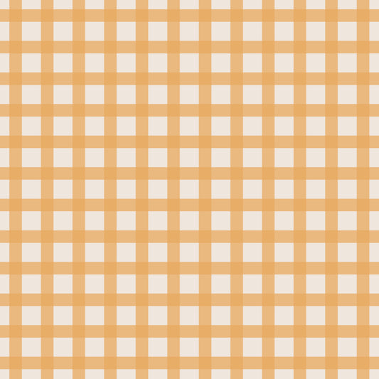 Golden Yellow Gingham 12x12 Patterned Vinyl Sheet