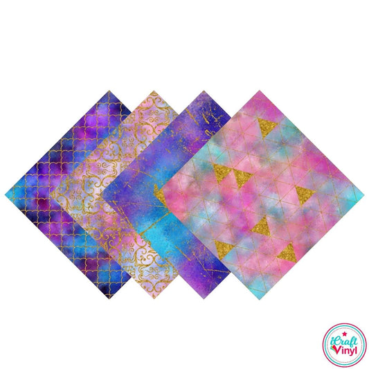 Gold Galaxy Patterned Pack