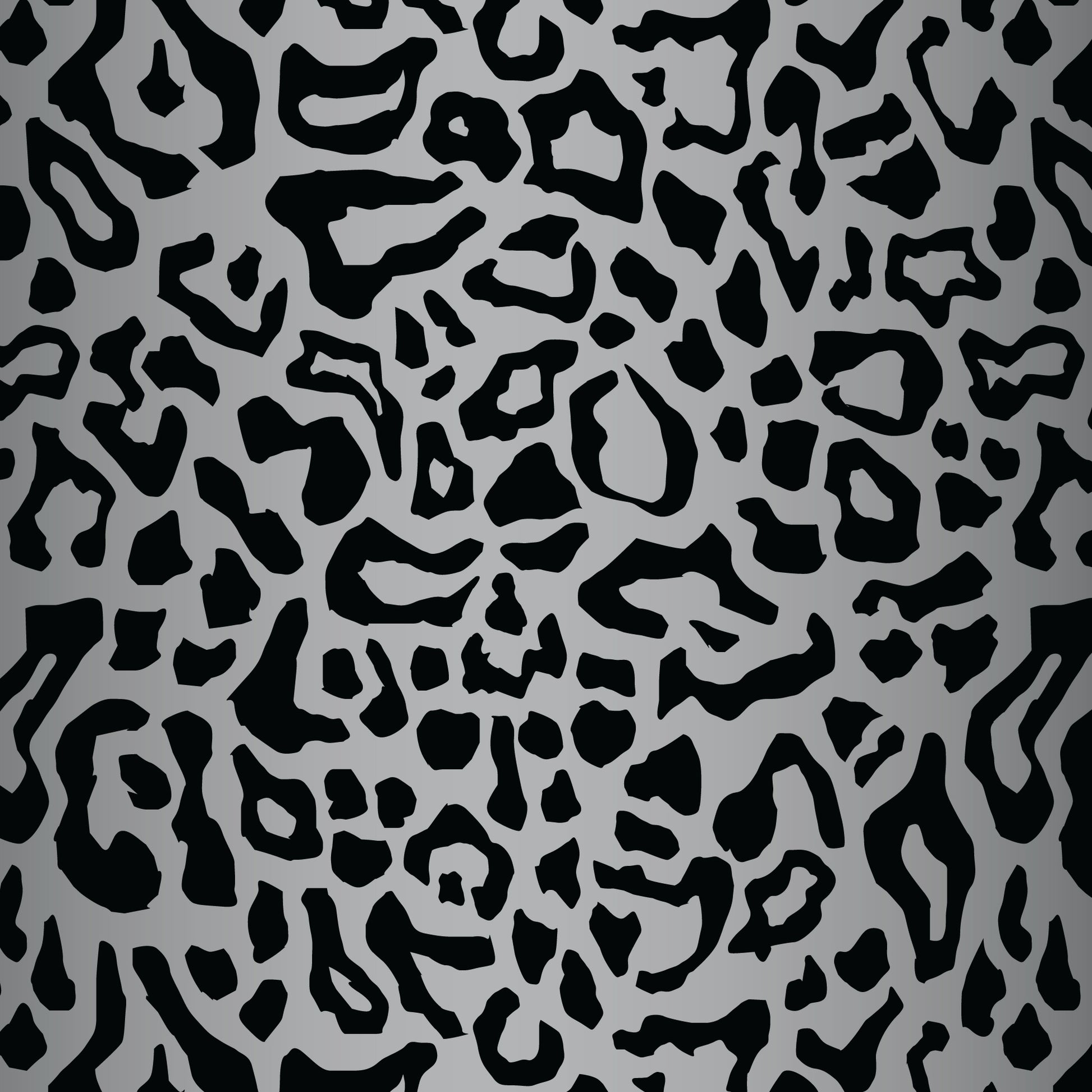 Gray Leopard Print 12x12 Patterned Vinyl Sheet