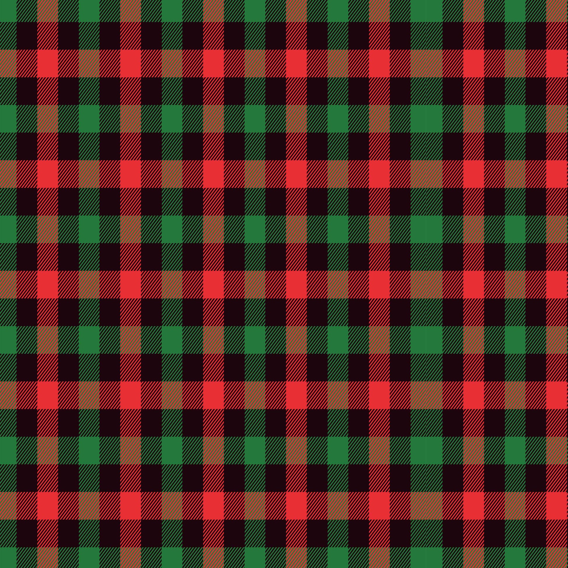 Holiday Plaid 12x12 Patterned Vinyl Sheet
