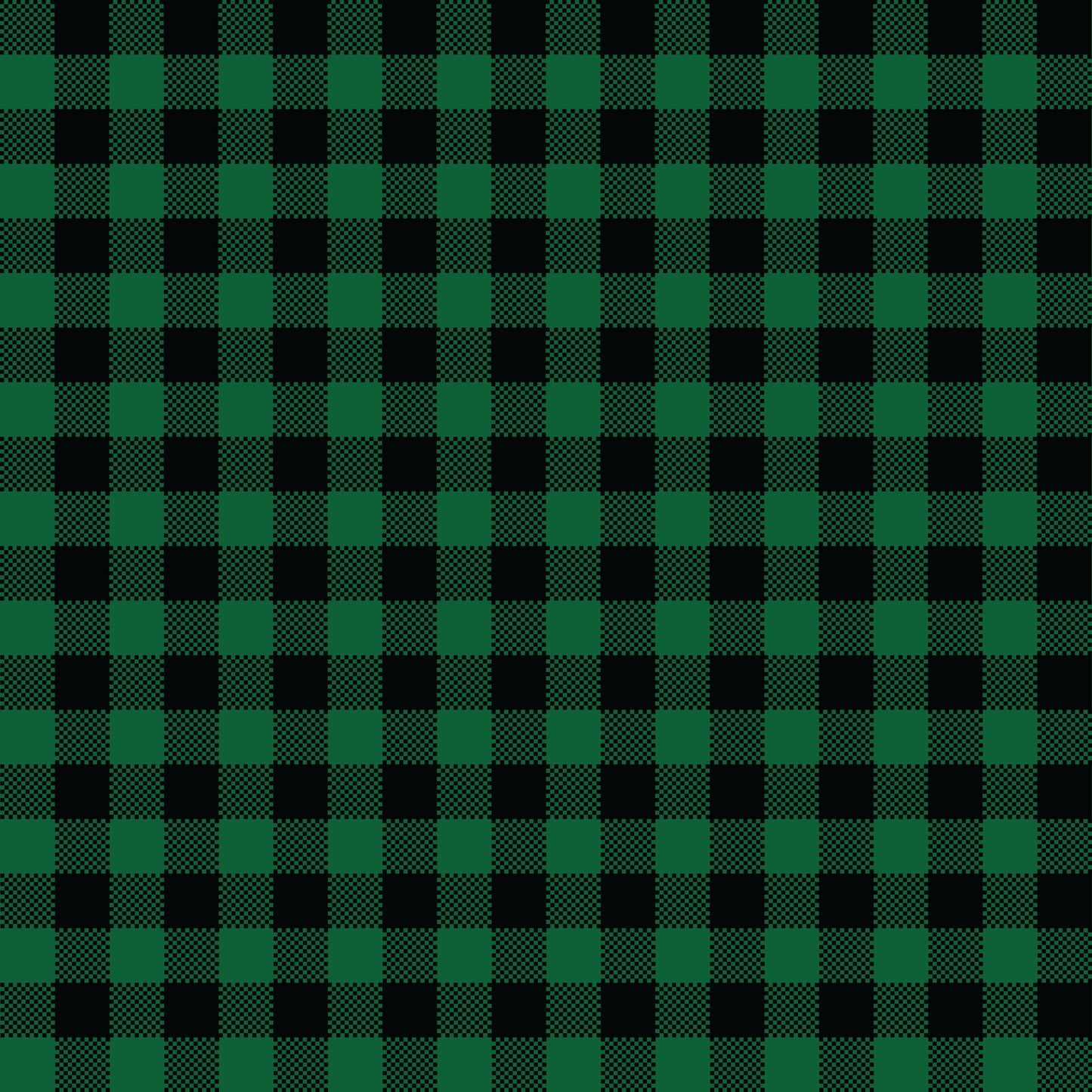 Green Buffalo Plaid 12x12 Patterned Vinyl Sheet