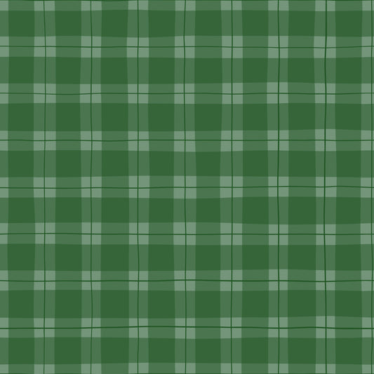Green Tartan Plaid 12x12 Patterned Vinyl Sheet