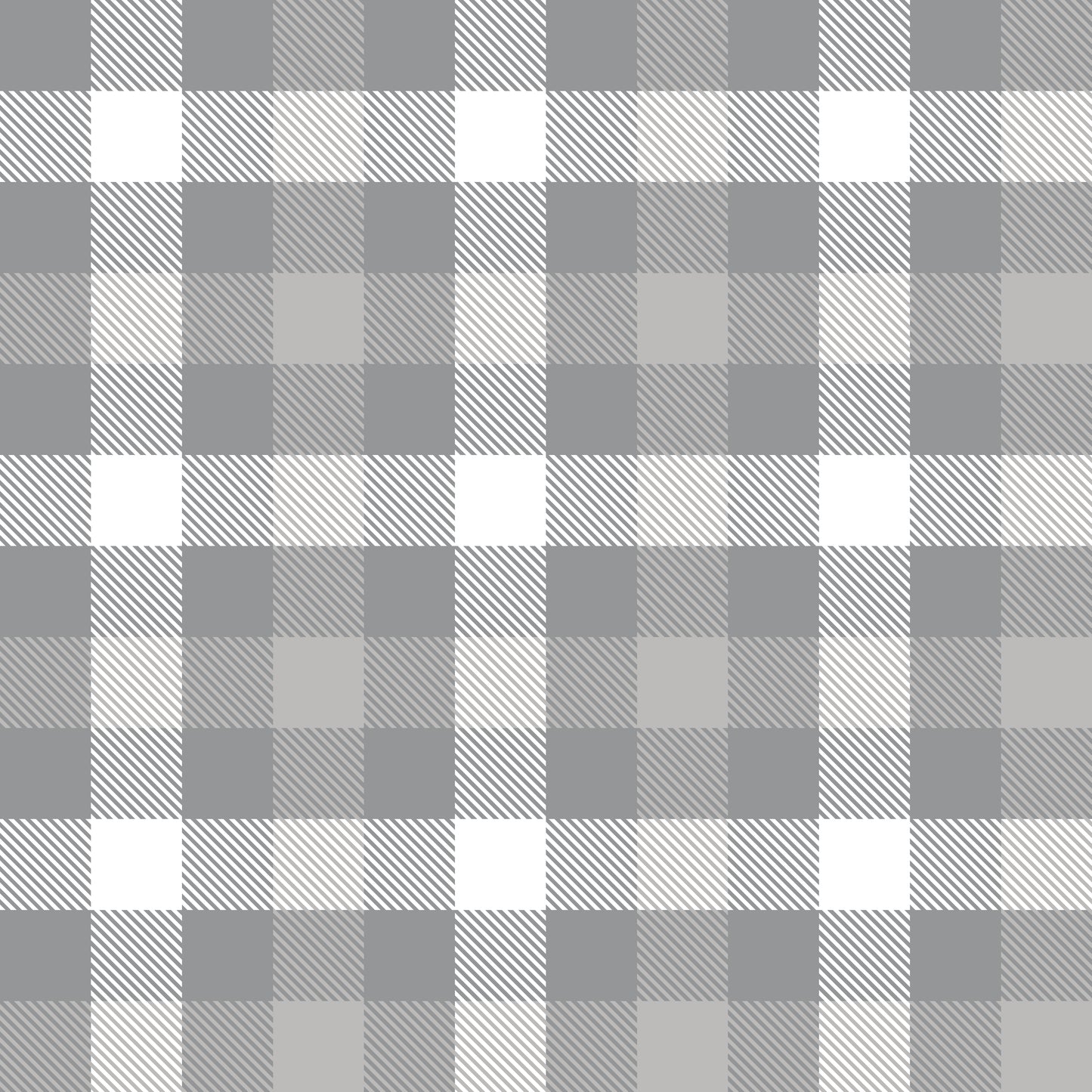 Gray Tartan Plaid 12x12 Patterned Vinyl Sheet