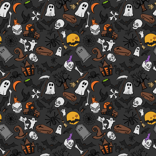 Hall-O-Scream 12x12 Patterned Vinyl Sheet