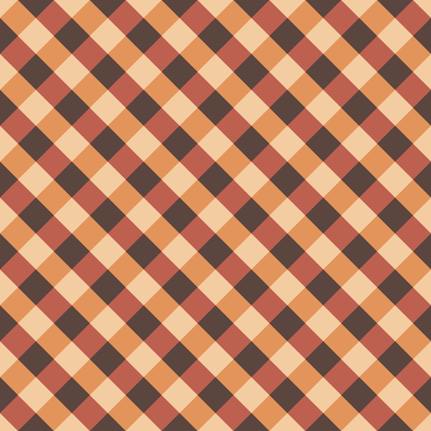 Halloween Plaid 12x12 Patterned Vinyl Sheet