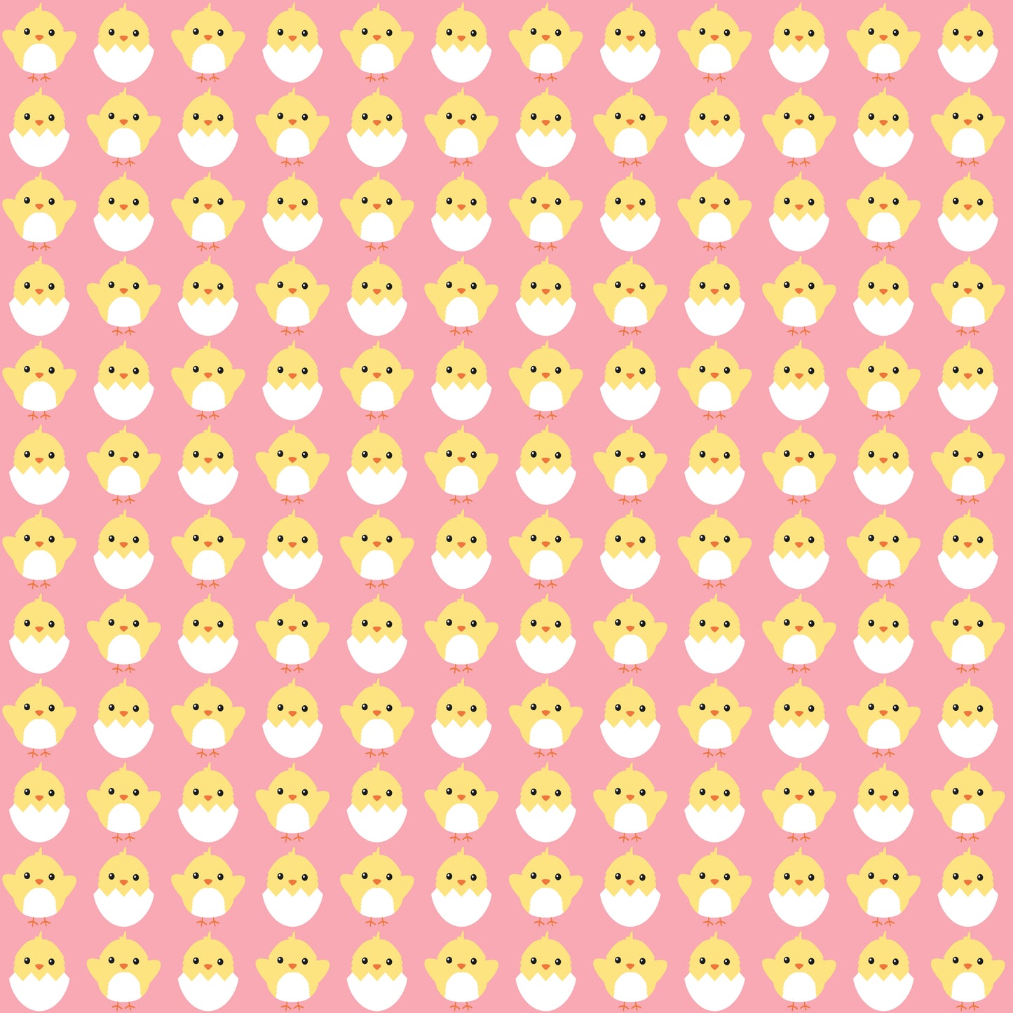 Happy Chicks Patterned Vinyl Sheet
