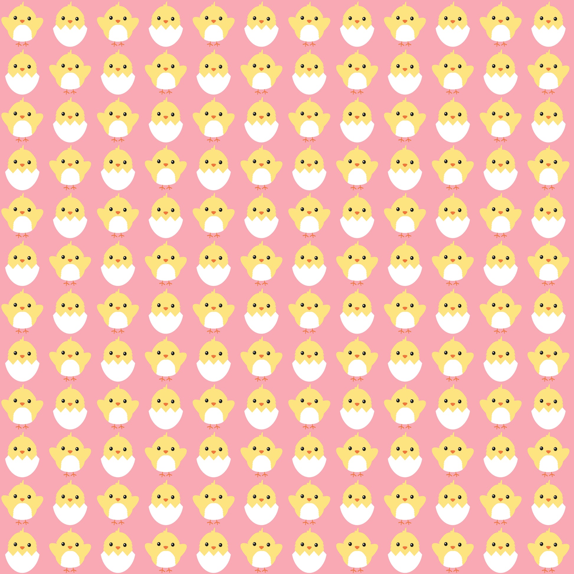 Happy Chicks Patterned Vinyl Sheet