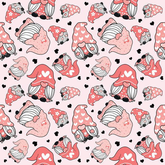 Heart Gnomes 12x12 Patterned Vinyl Sheet