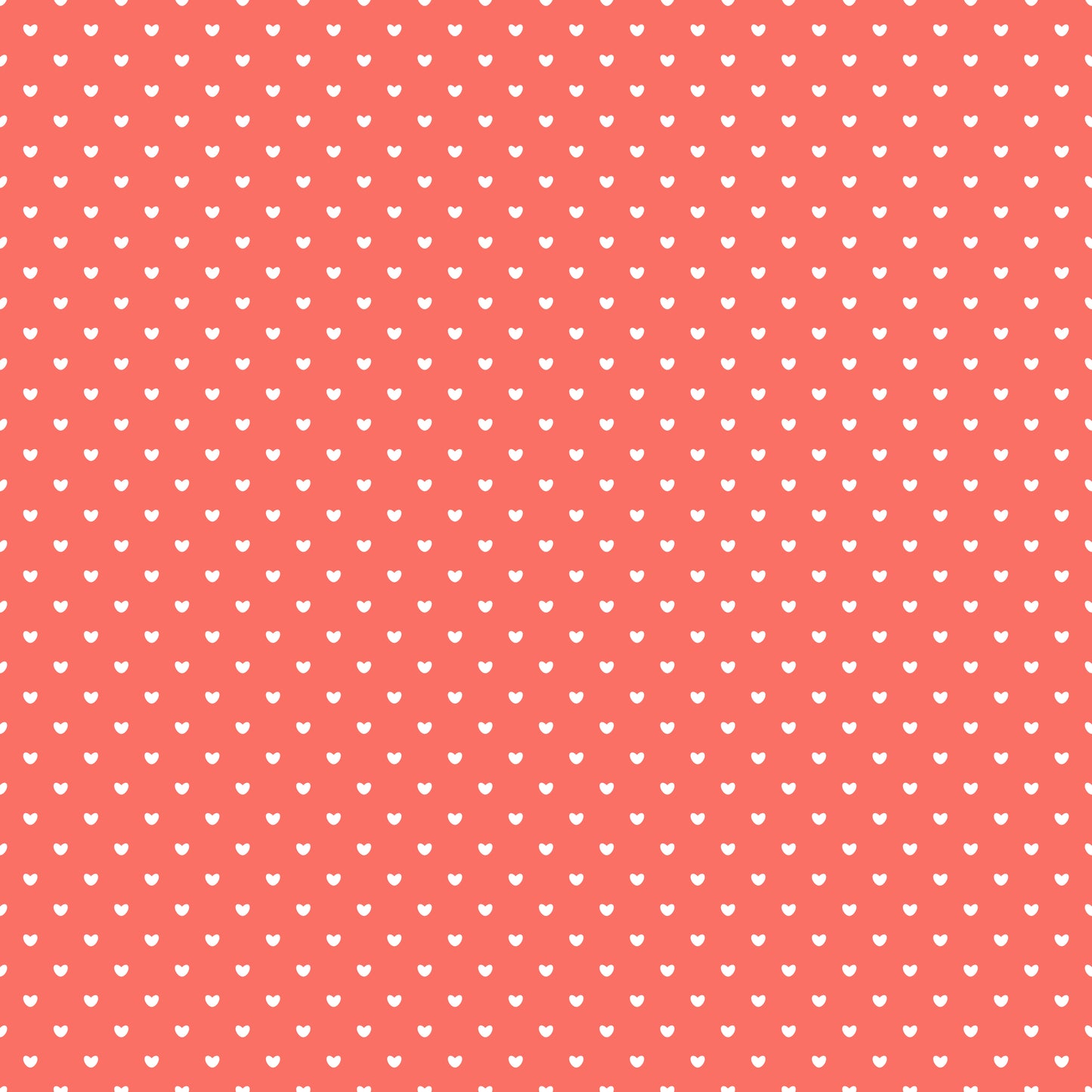 Mini Coral Hearts 12x12 Patterned Vinyl Sheet