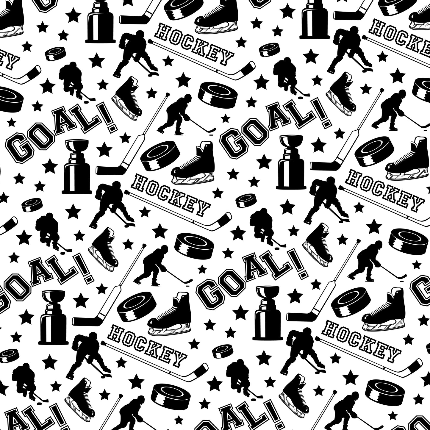Hockey Essentials Patterned Vinyl Sheet