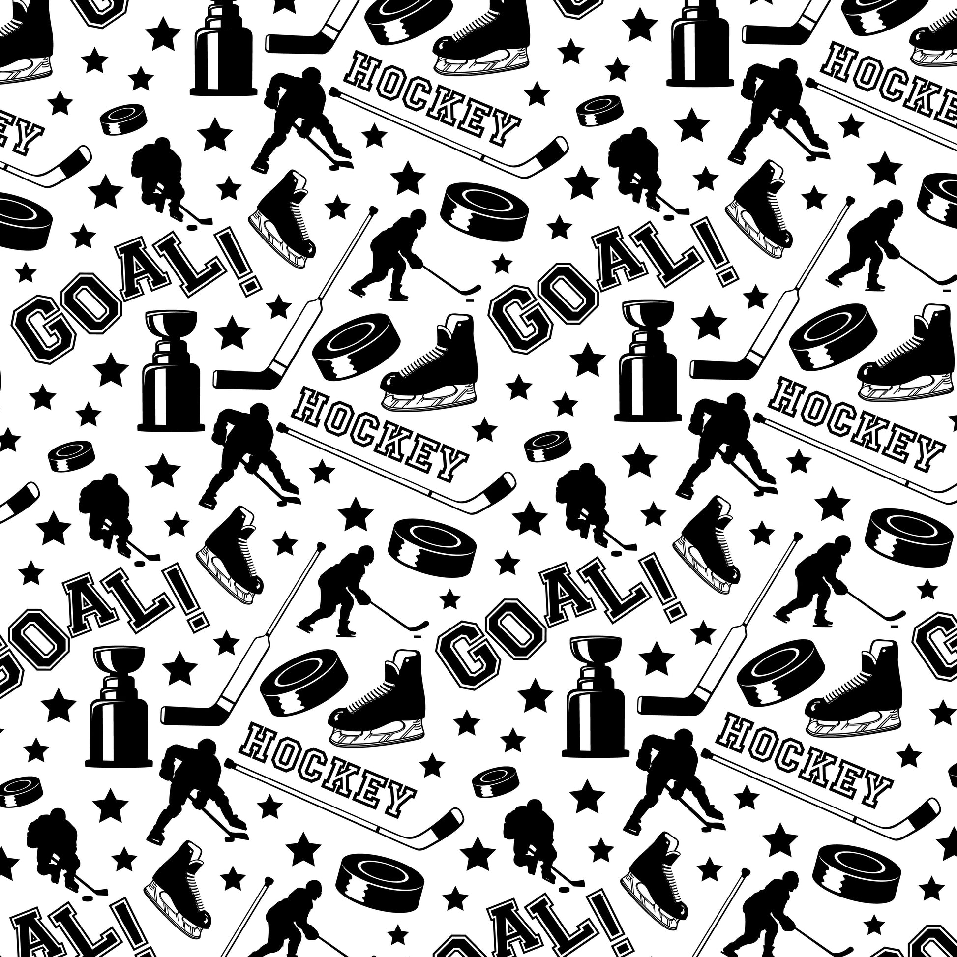 Hockey Essentials Patterned Vinyl Sheet