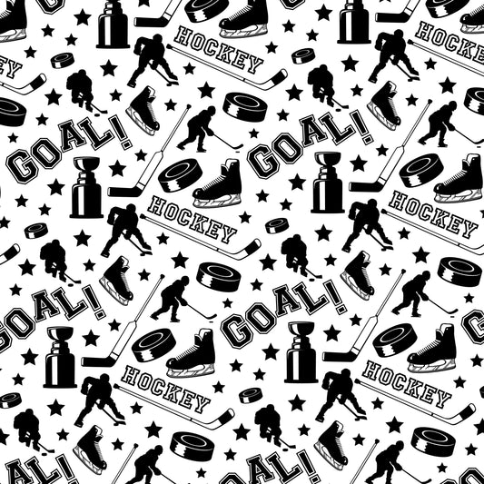 Hockey Essentials Patterned Vinyl Sheet