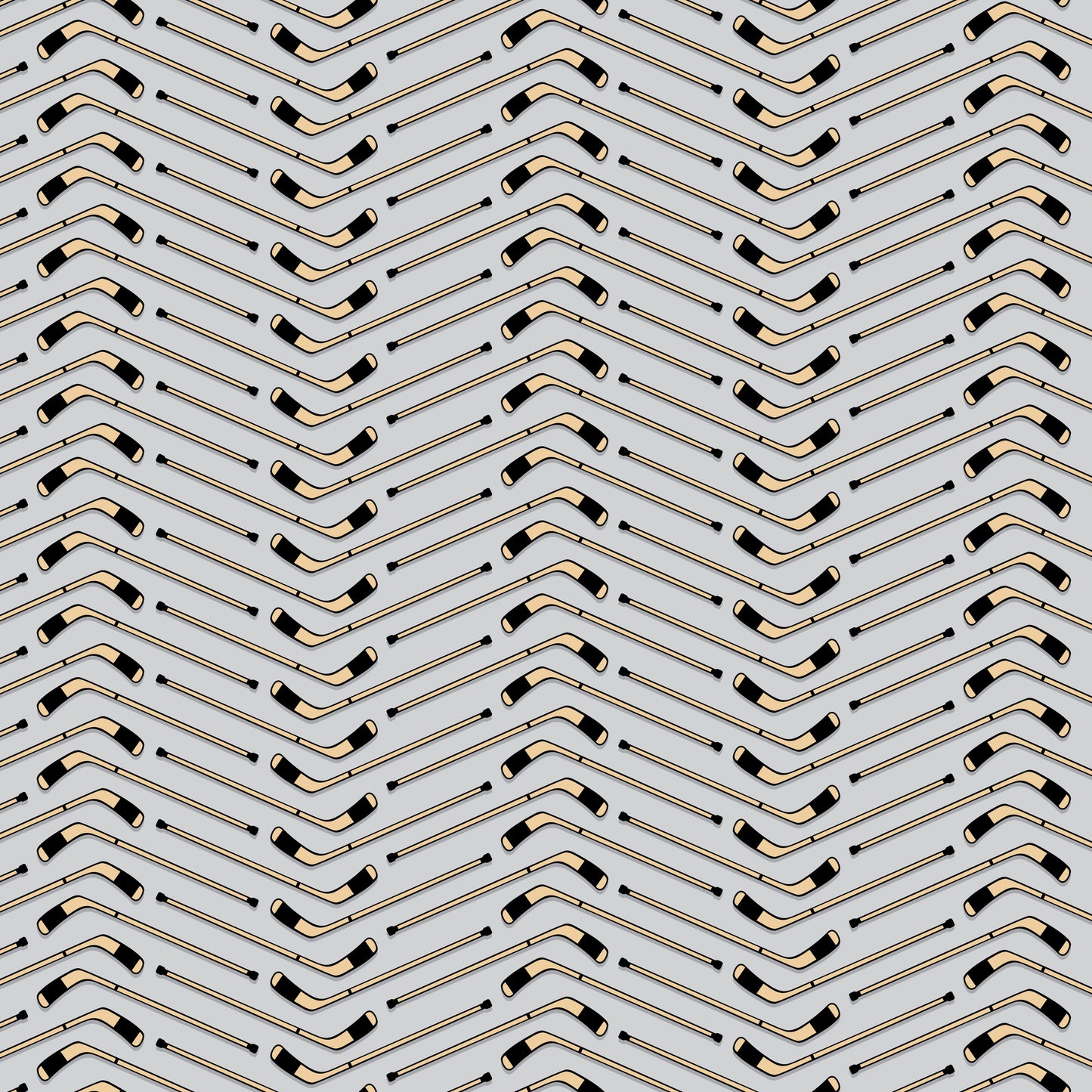 Hockey Sticks Patterned Vinyl Sheet