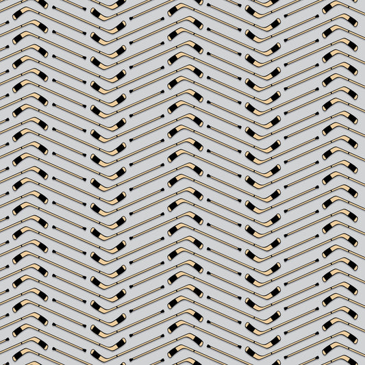 Hockey Sticks Patterned Vinyl Sheet