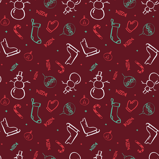 Holiday Elements 12x12 Patterned Vinyl Sheet
