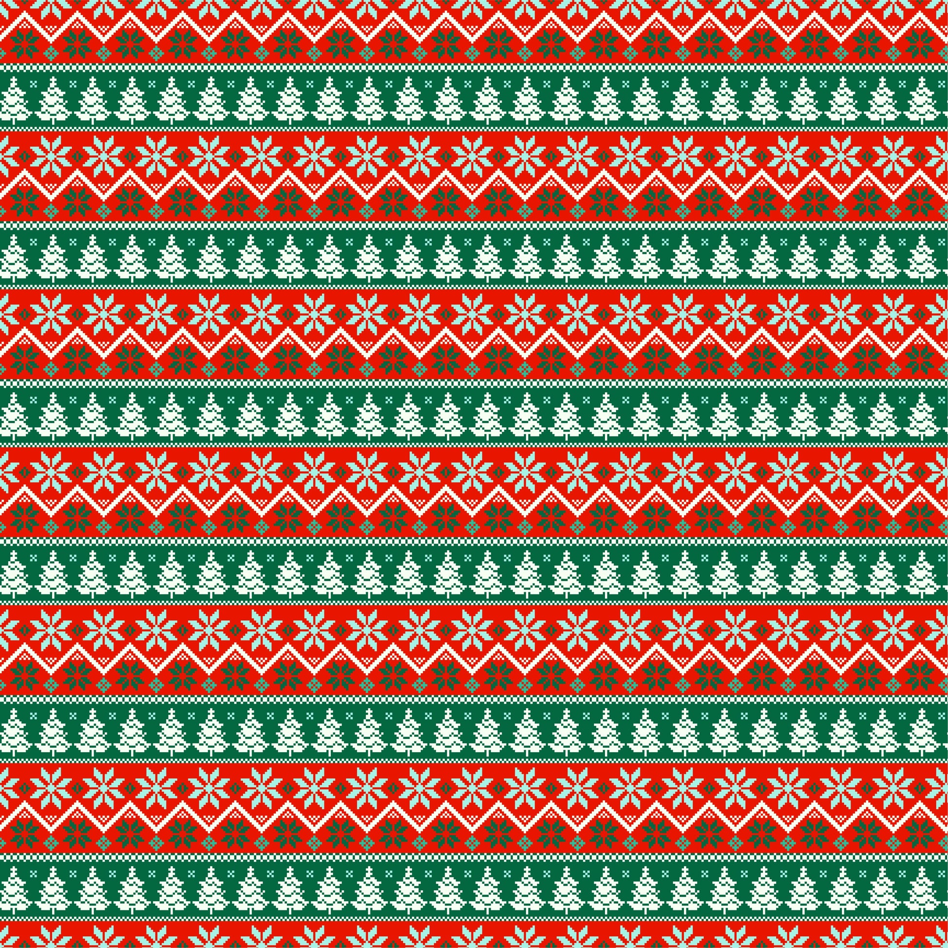Holiday Sweater 12x12 Patterned Vinyl Sheet