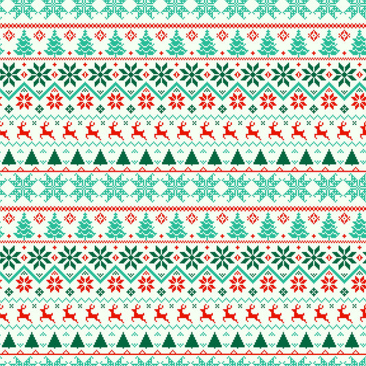Holiday Sweater V.2 12x12 Patterned Vinyl Sheet