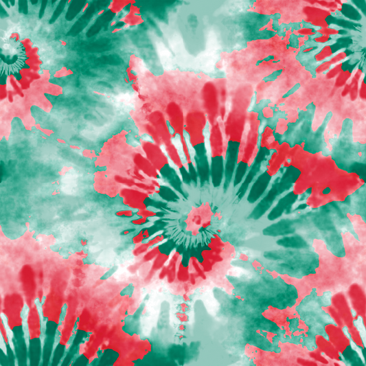 Christmas Tie-Dye 12x12 Patterned Vinyl Sheet