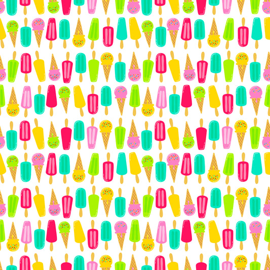 Ice Cream Dreams 12x12 Patterned Vinyl Sheet