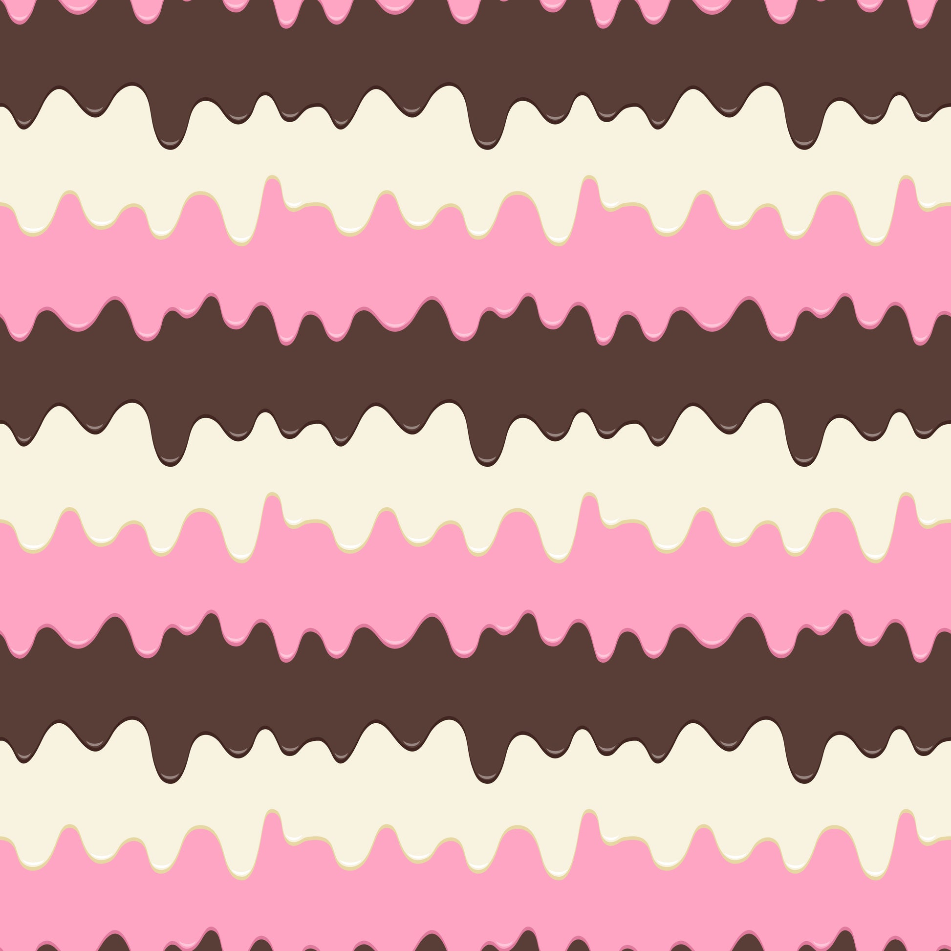 Ice Cream Drips 12x12 Patterned Vinyl Sheet