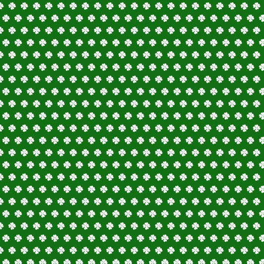 Luck of the Shamrock Patterned Vinyl Sheet