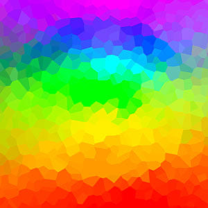 Abstract Rainbow 12x12 Patterned Vinyl Sheet