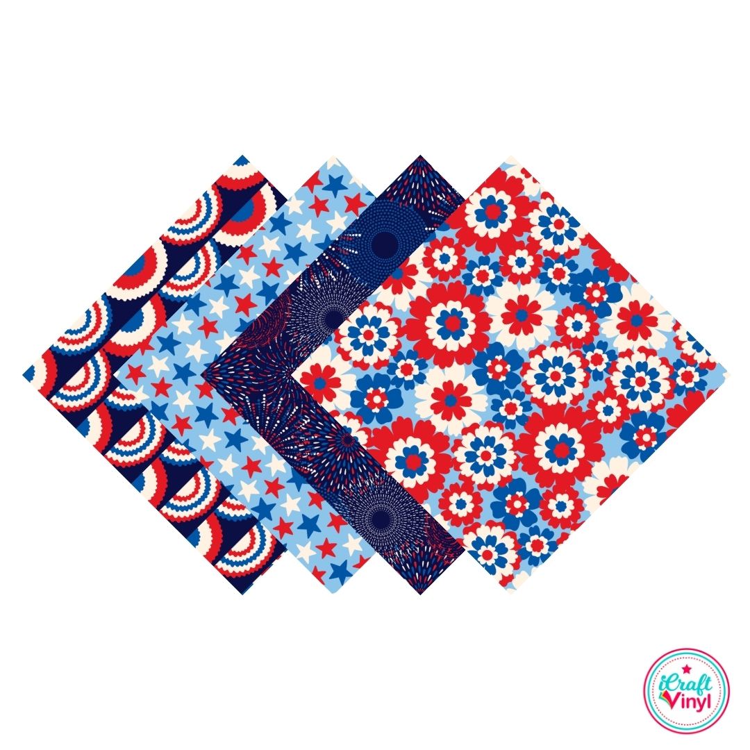 Independence Day Celebration Patterned Vinyl Pack