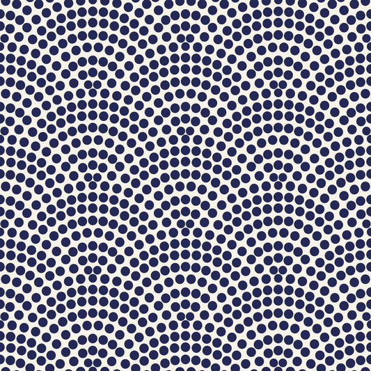 Japanese Dot Waves 12x12 Patterned Vinyl Sheet
