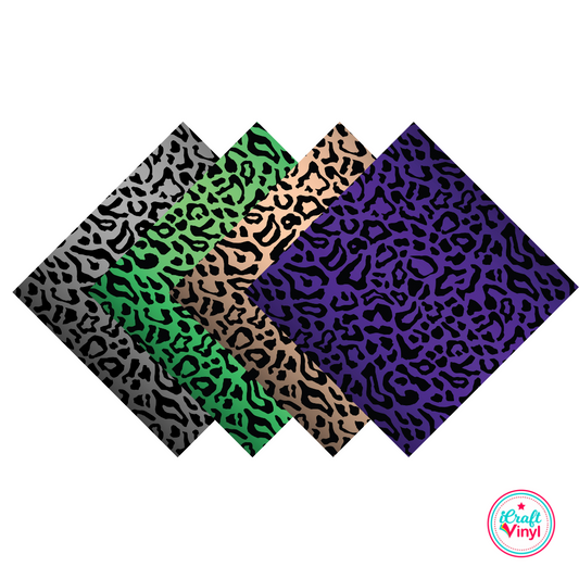 Leopard Print Patterned 9x12 Pack