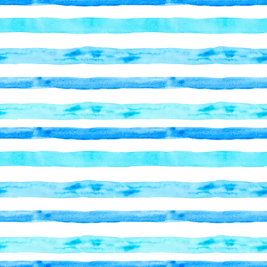 Light Blue Watercolor Stripes 12x12 Patterned Vinyl Sheet