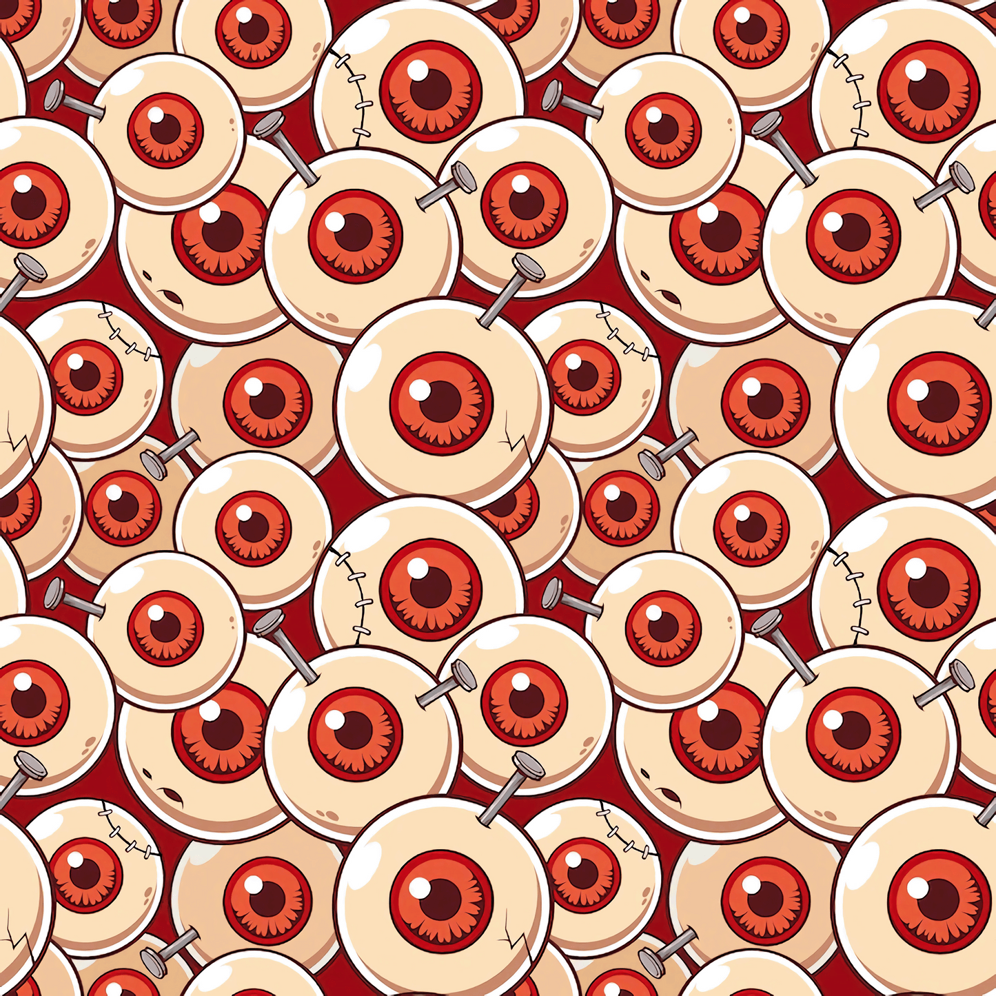 Monster Eyeballs 12x12 Patterned Vinyl Sheet