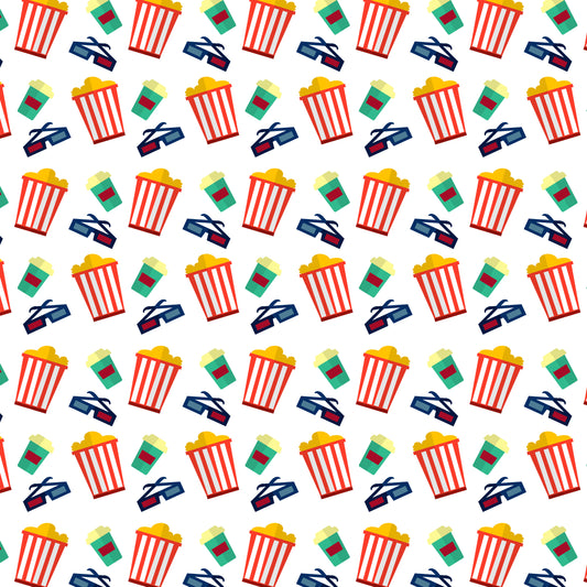Movie Night 12x12 Patterned Vinyl Sheet