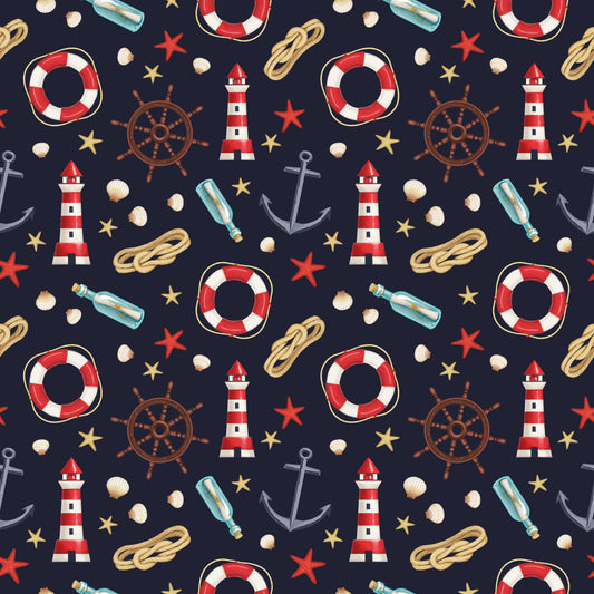 Nautical Elements 12x12 Patterned Vinyl Sheet